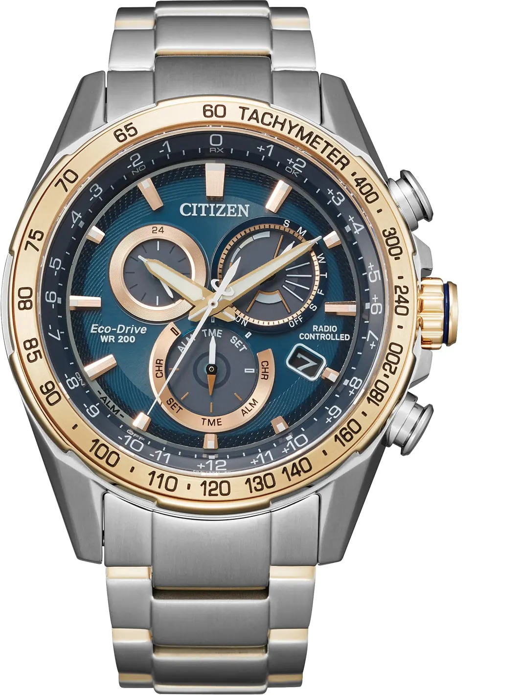 Eco Drive PCAT Citizen watch front view