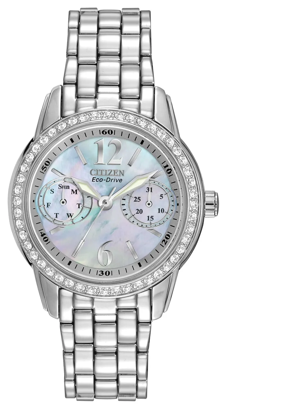 Silhouette Crystal Citizen watch front view