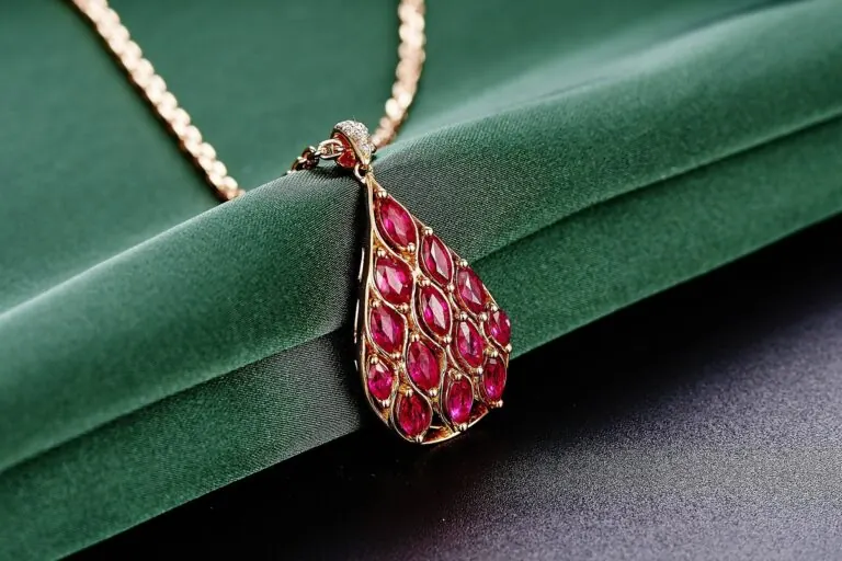 Custom gemstone pendant